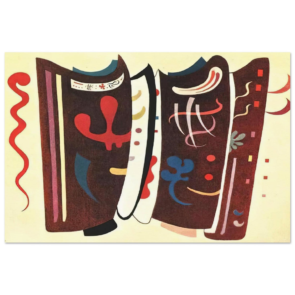 BROWN WITH SUPPLEMENT 1935 Poster | Wassily Kandinsky Poster | Wassily Kandinsky Shop