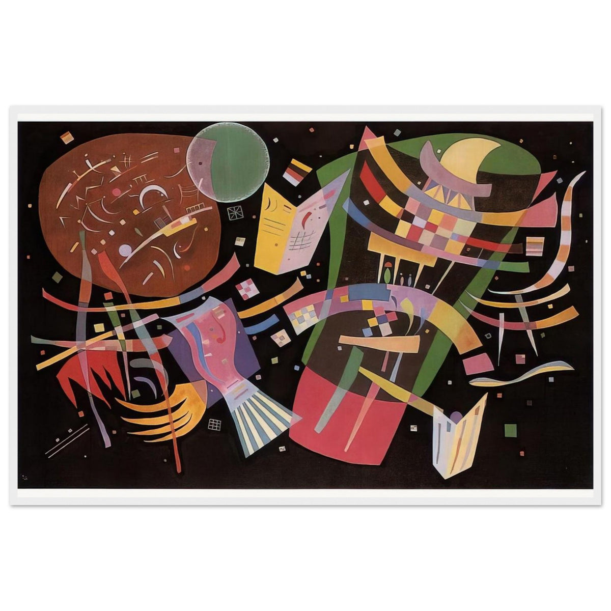 COMPOSITION X 1939 Framed Poster | Wassily Kandinsky Framed Prints Wall Art | Wassily Kandinsky Shop