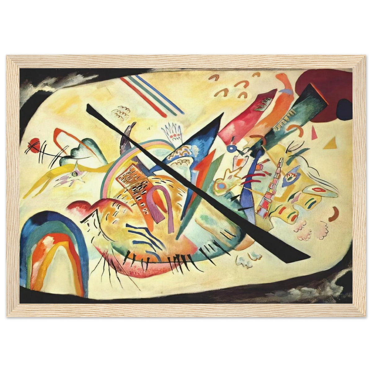 WHITE OVAL 1919 Framed Poster | Wassily Kandinsky Framed Prints Wall Art | Wassily Kandinsky Shop