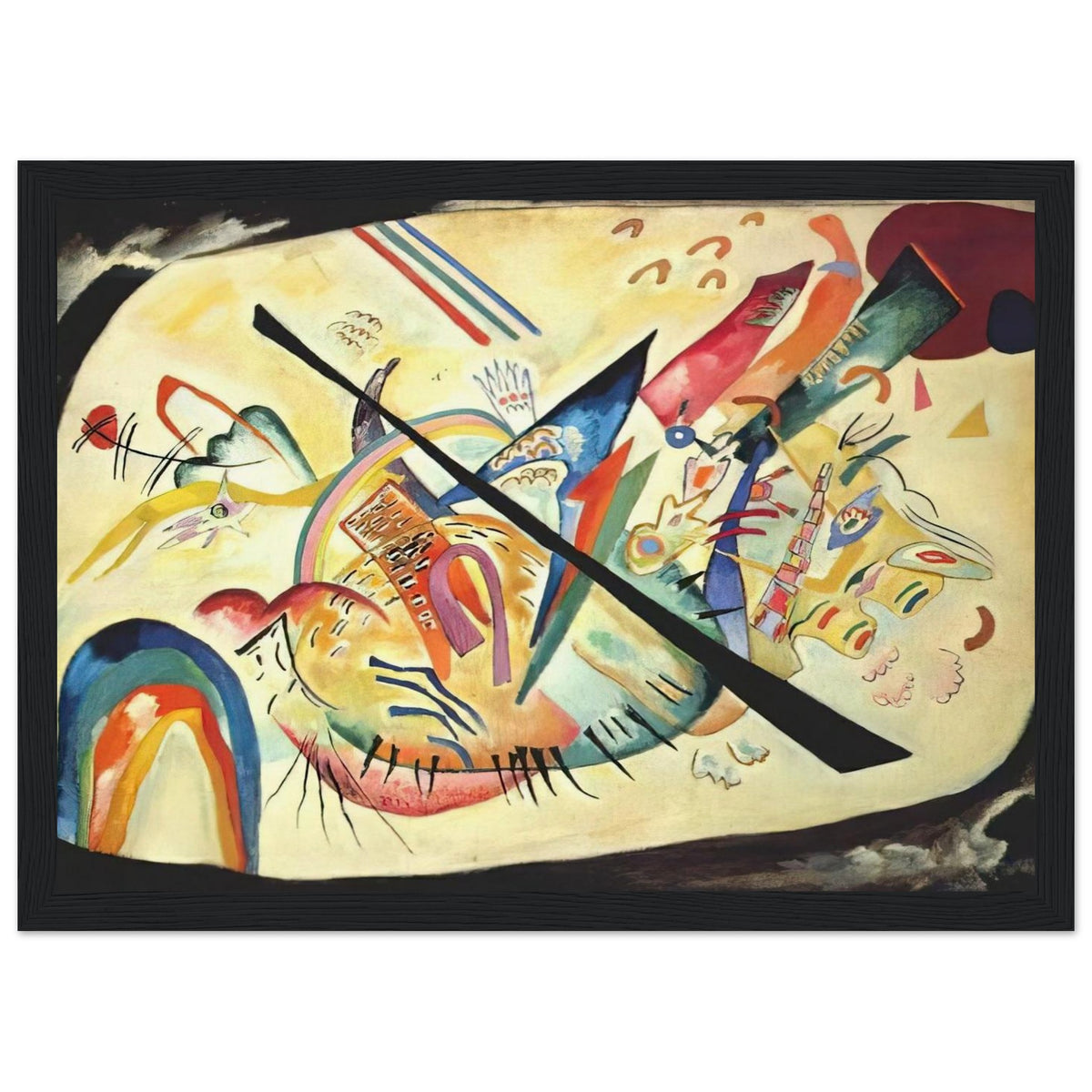 WHITE OVAL 1919 Framed Poster | Wassily Kandinsky Framed Prints Wall Art | Wassily Kandinsky Shop