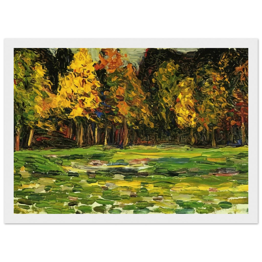 FOREST EDGE Framed Poster | Wassily Kandinsky Framed Prints Wall Art | Wassily Kandinsky Shop