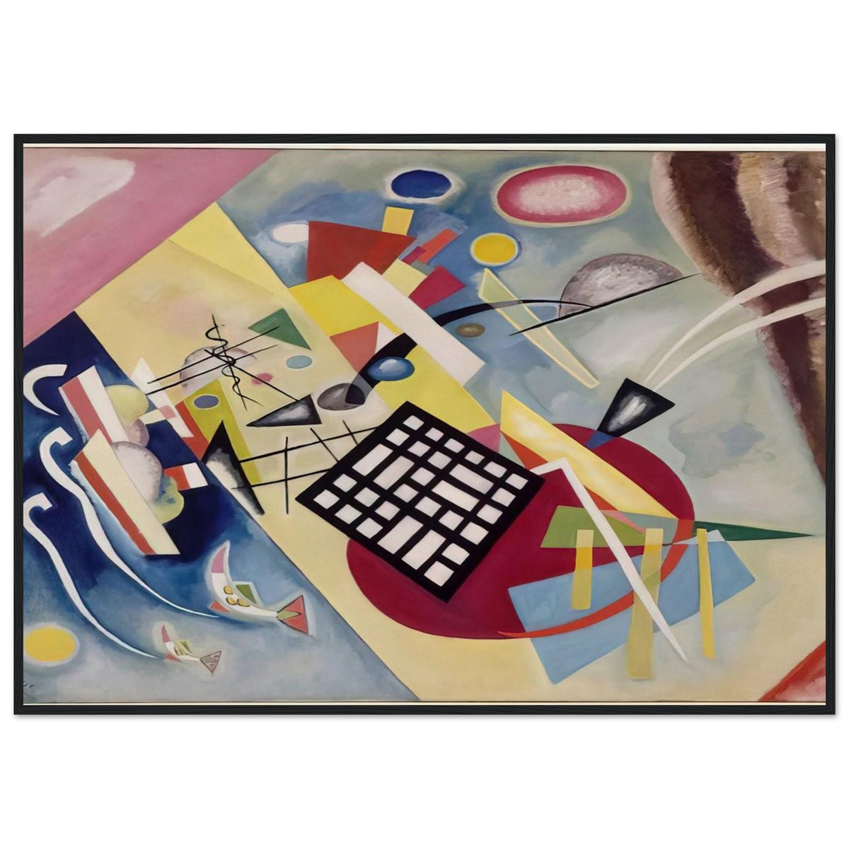 BLACK FRAME 1922 Framed Poster | Wassily Kandinsky Framed Prints Wall Art | Wassily Kandinsky Shop