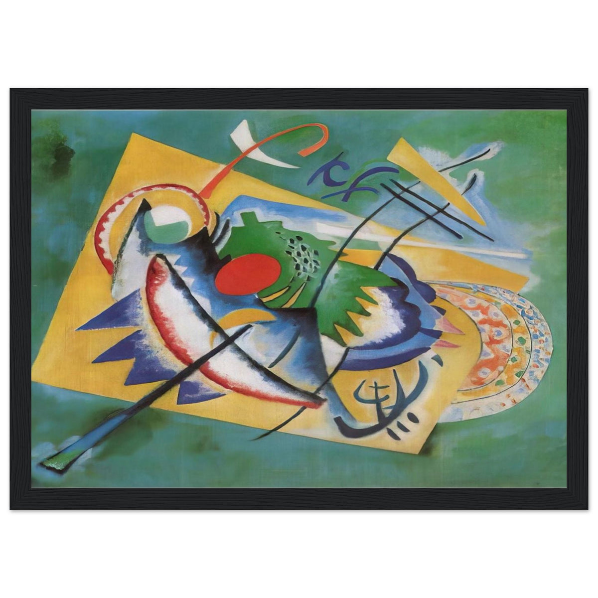 RED OVAL 1920 Framed Poster | Wassily Kandinsky Framed Prints Wall Art | Wassily Kandinsky Shop