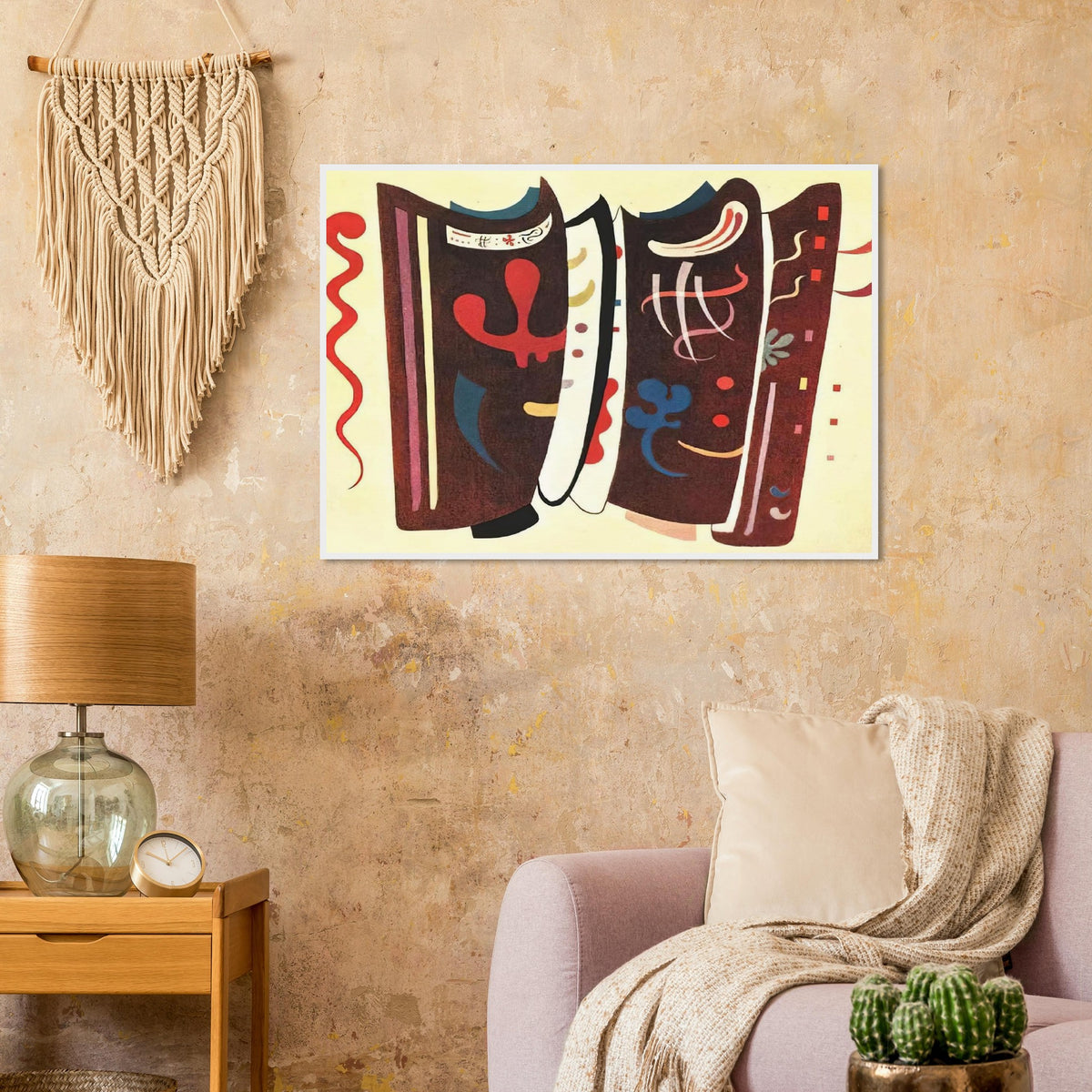 BROWN WITH SUPPLEMENT 1935 Framed Poster | Wassily Kandinsky Framed Prints Wall Art | Wassily Kandinsky Shop