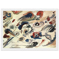 FIRST ABSTRACT WATERCOLOR 1910 Framed Poster | Wassily Kandinsky Framed Prints Wall Art | Wassily Kandinsky Shop
