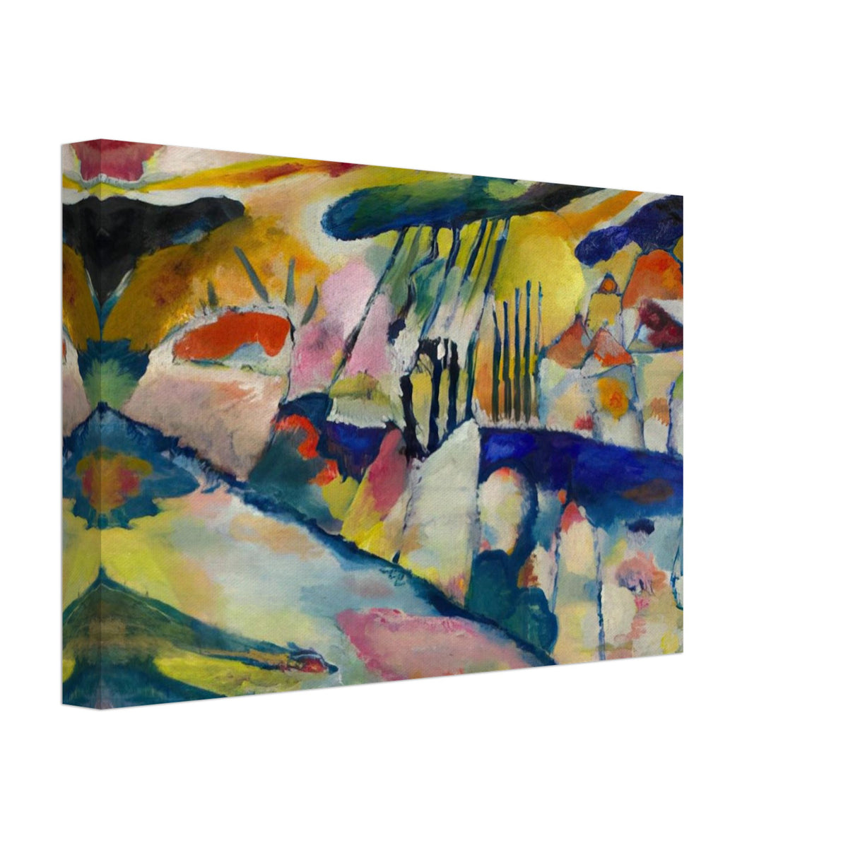 LANDSCAPE WITH RAIN 1913 Canvas | Wassily Kandinsky Canvas | Wassily Kandinsky Shop