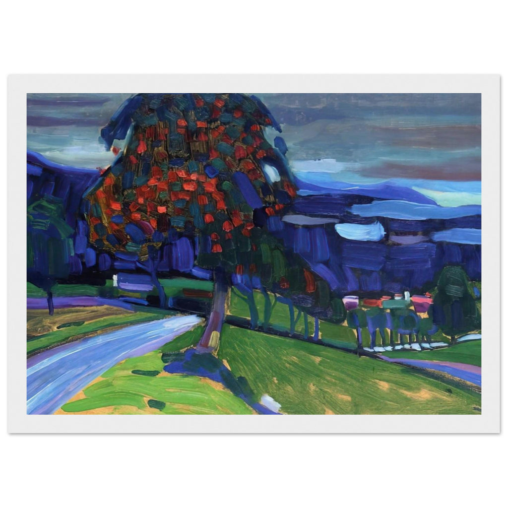 AUTUMN IN MURNAU 1908 Framed Poster | Wassily Kandinsky Framed Prints Wall Art | Wassily Kandinsky Shop