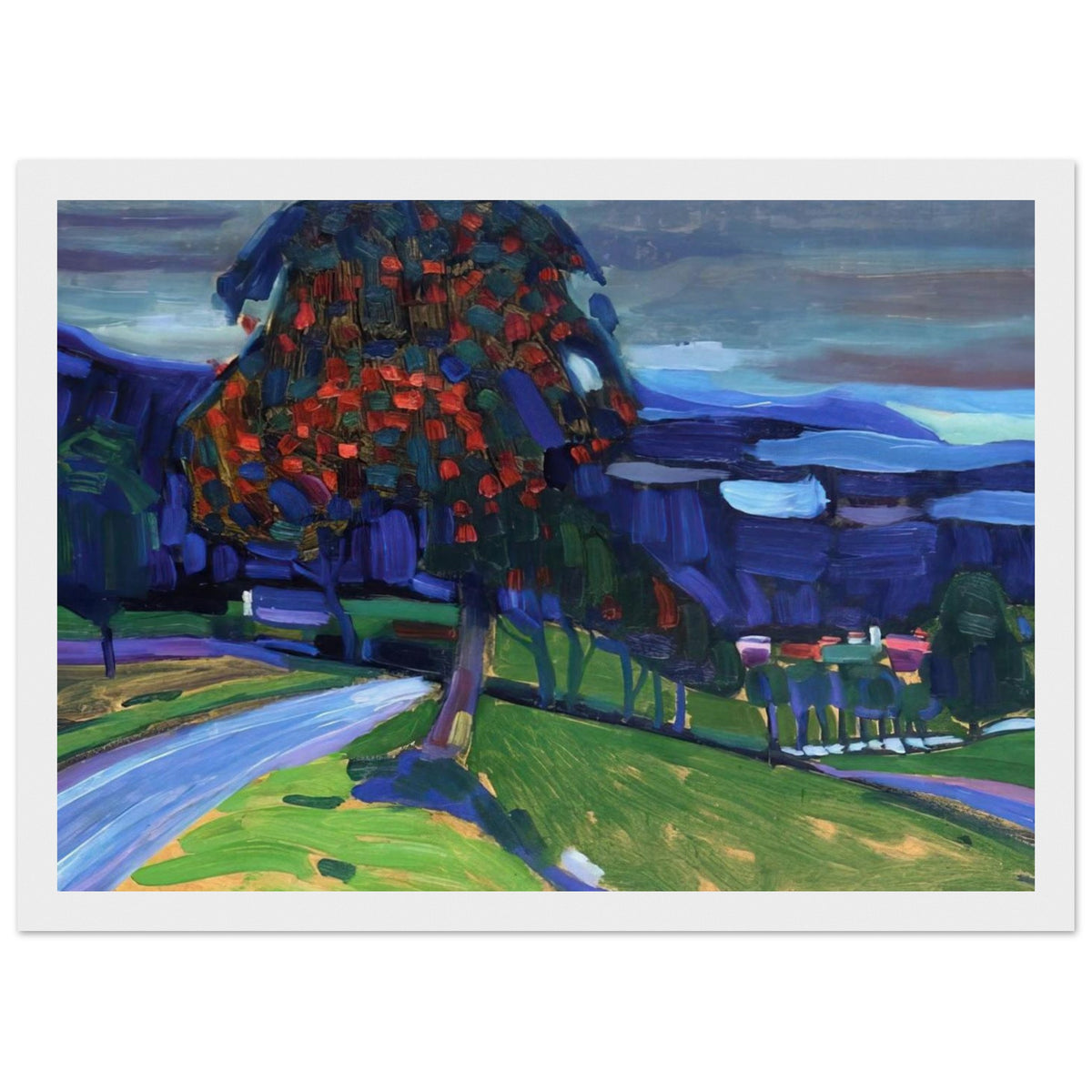 AUTUMN IN MURNAU 1908 Framed Poster | Wassily Kandinsky Framed Prints Wall Art | Wassily Kandinsky Shop