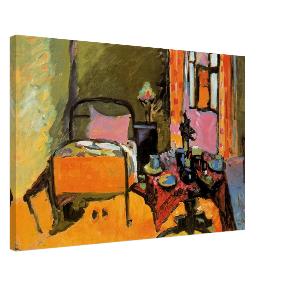 BEDROOM IN AINTMILLERSTRASSE 1909 Canvas | Wassily Kandinsky Canvas | Wassily Kandinsky Shop