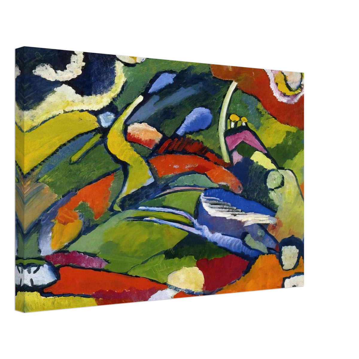 TWO RIDERS AND RECLINING FIGURE Canvas | Wassily Kandinsky Canvas | Wassily Kandinsky Shop