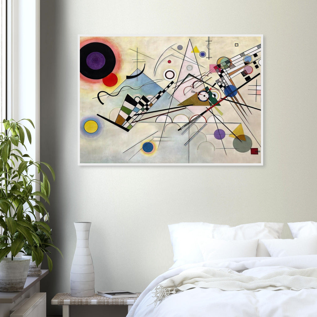 COMPOSITION 8 1923 Framed Poster | Wassily Kandinsky Framed Prints Wall Art | Wassily Kandinsky Shop