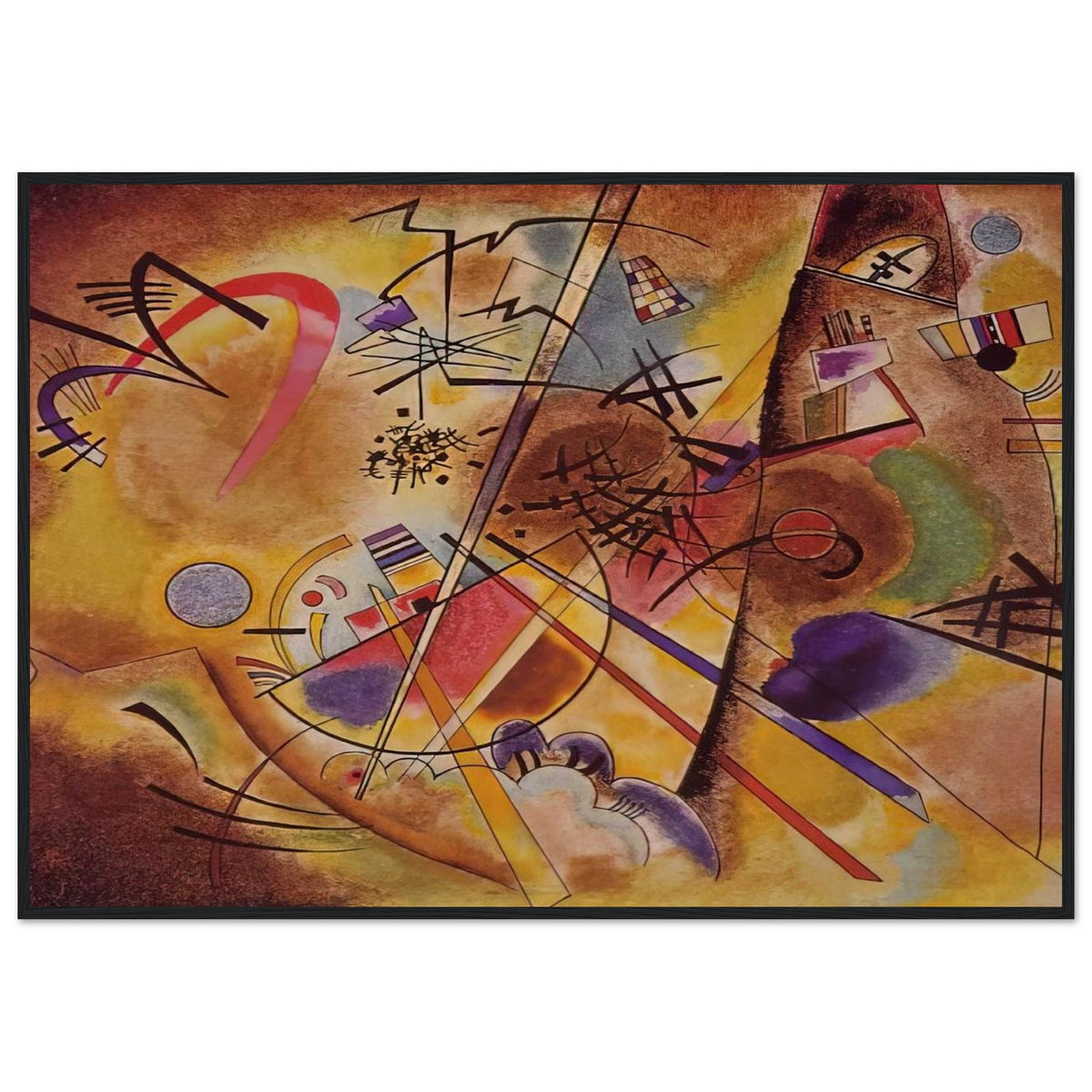 SMALL DREAM IN RED 1925 Framed Poster | Wassily Kandinsky Framed Prints Wall Art | Wassily Kandinsky Shop
