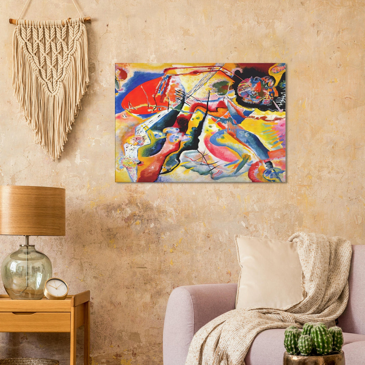 PAINTING WITH RED SPOT 1914 Canvas | Wassily Kandinsky Canvas | Wassily Kandinsky Shop
