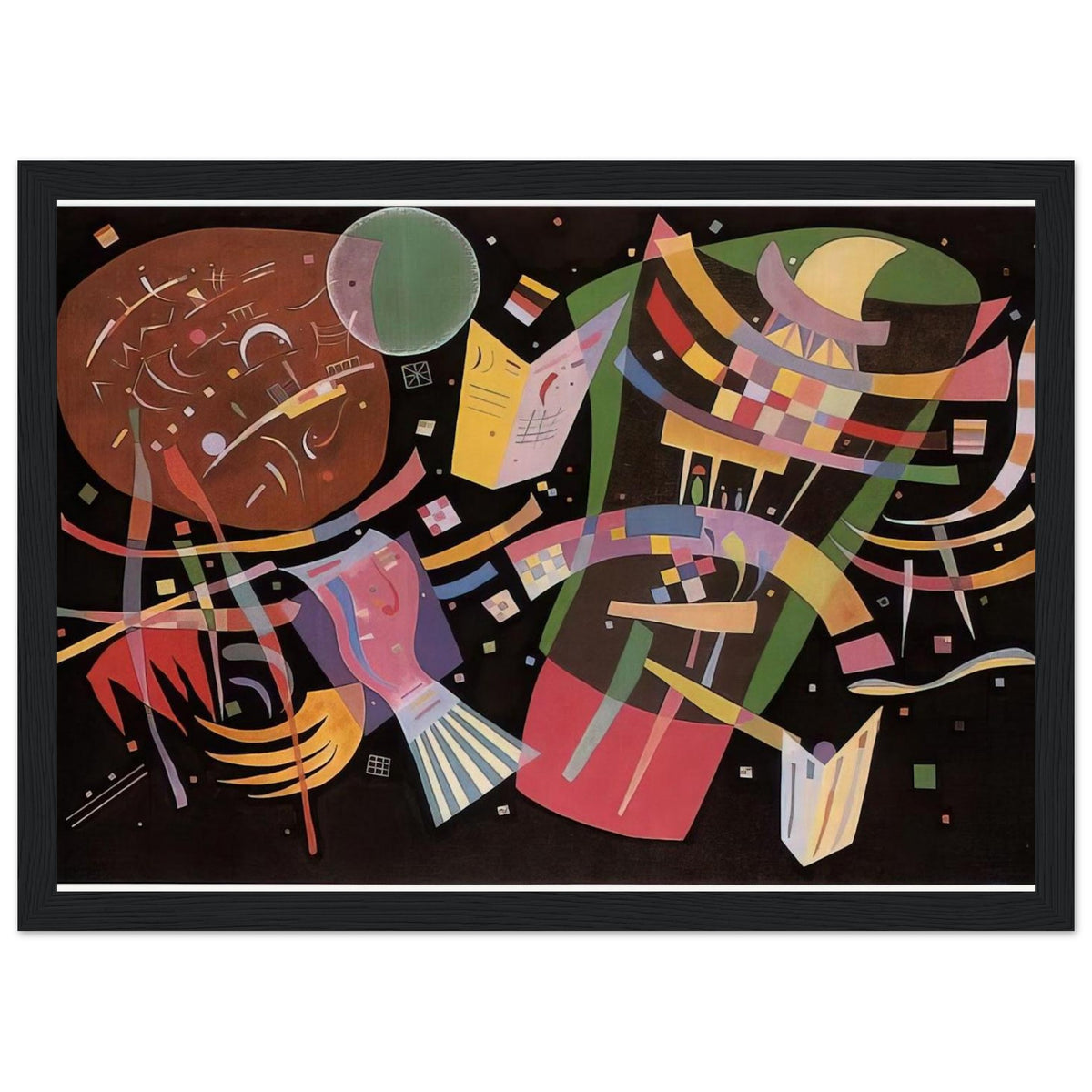 COMPOSITION X 1939 Framed Poster | Wassily Kandinsky Framed Prints Wall Art | Wassily Kandinsky Shop