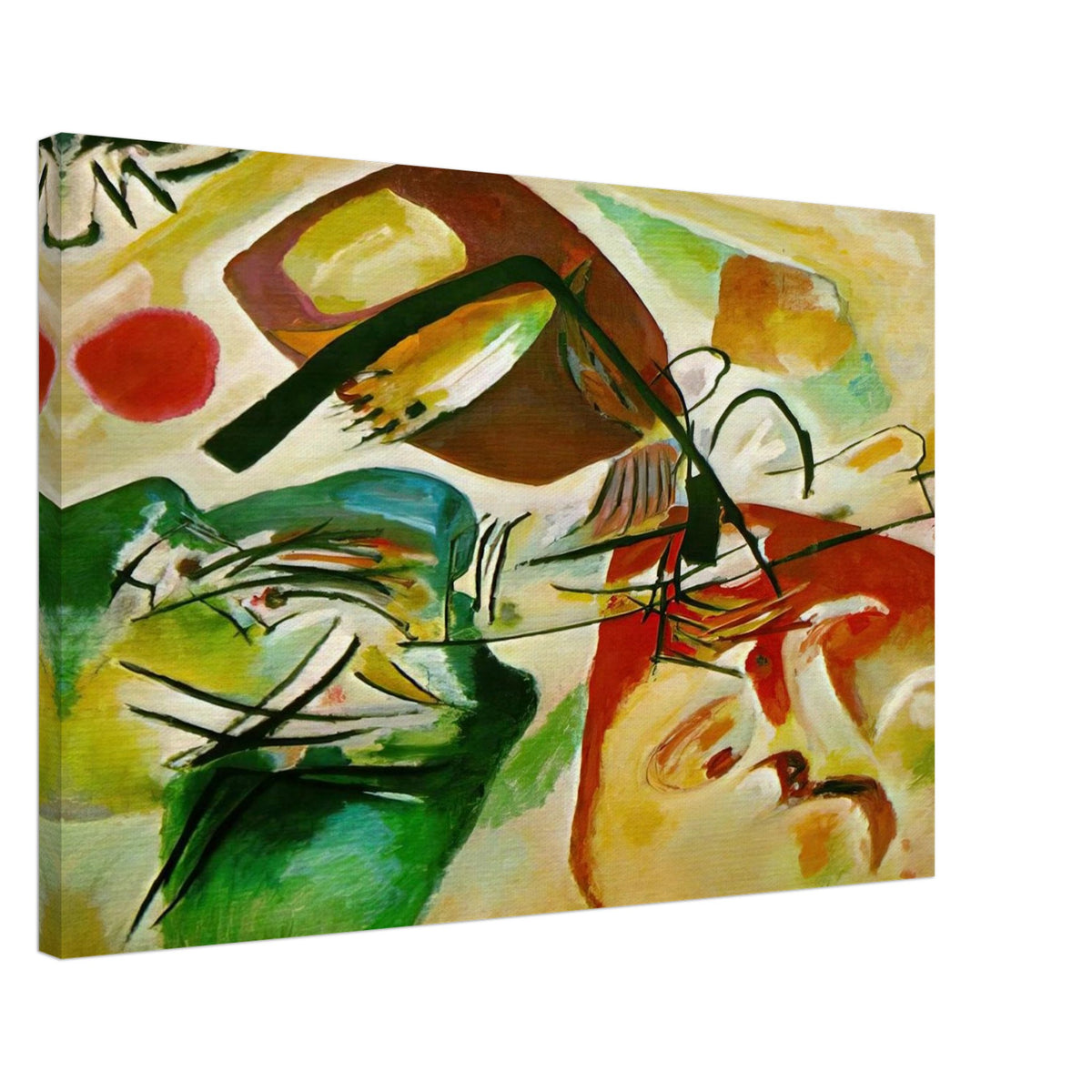 PICTURE WITH A BLACK ARCH 1912 Canvas | Wassily Kandinsky Canvas | Wassily Kandinsky Shop