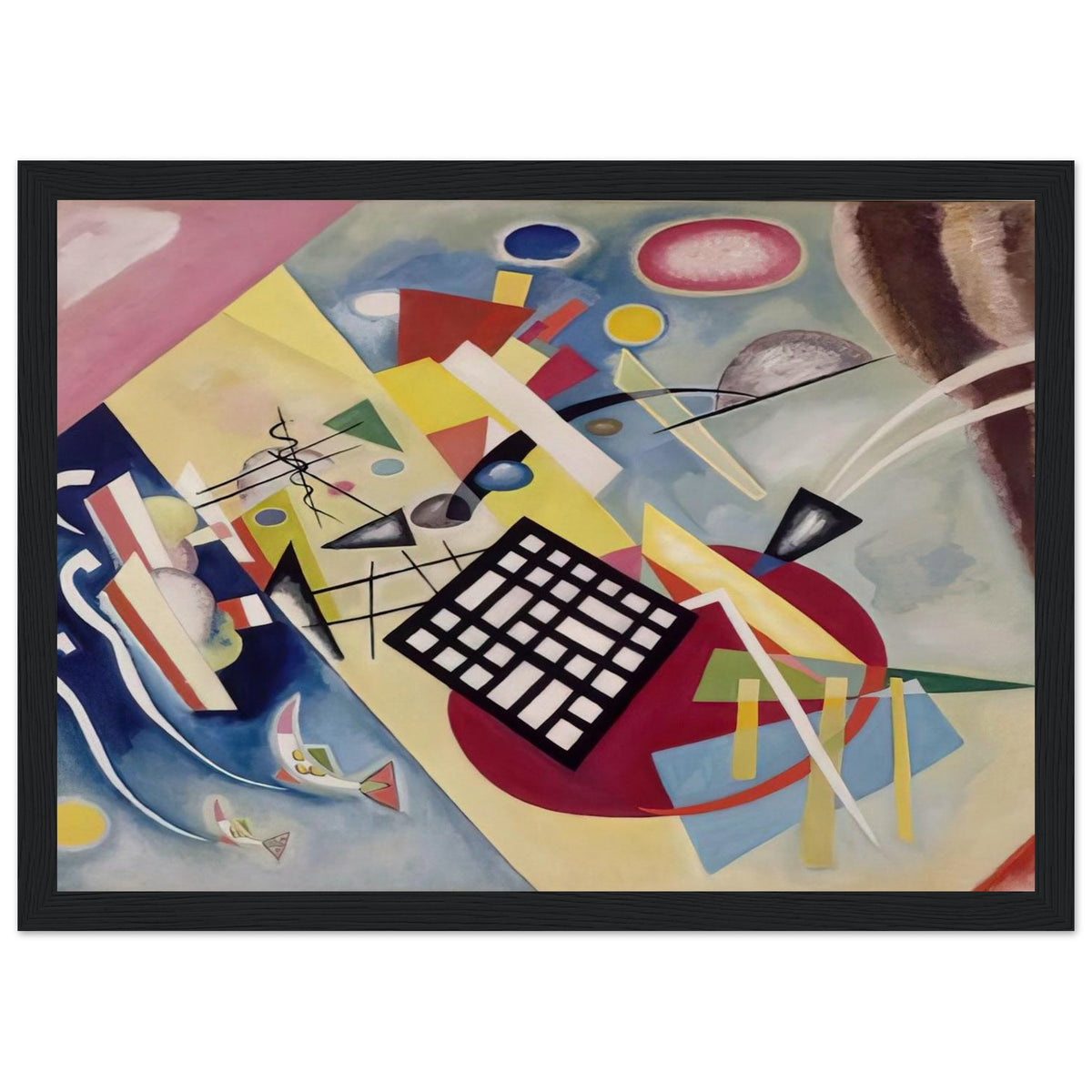 BLACK FRAME 1922 Framed Poster | Wassily Kandinsky Framed Prints Wall Art | Wassily Kandinsky Shop