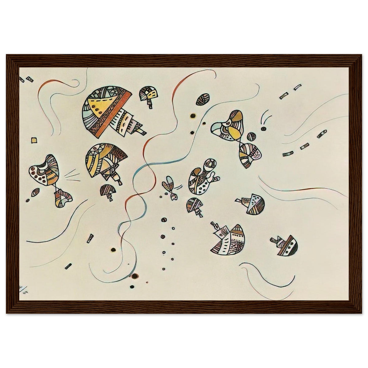 LAST WATERCOLOUR 1944 Framed Poster | Wassily Kandinsky Framed Prints Wall Art | Wassily Kandinsky Shop