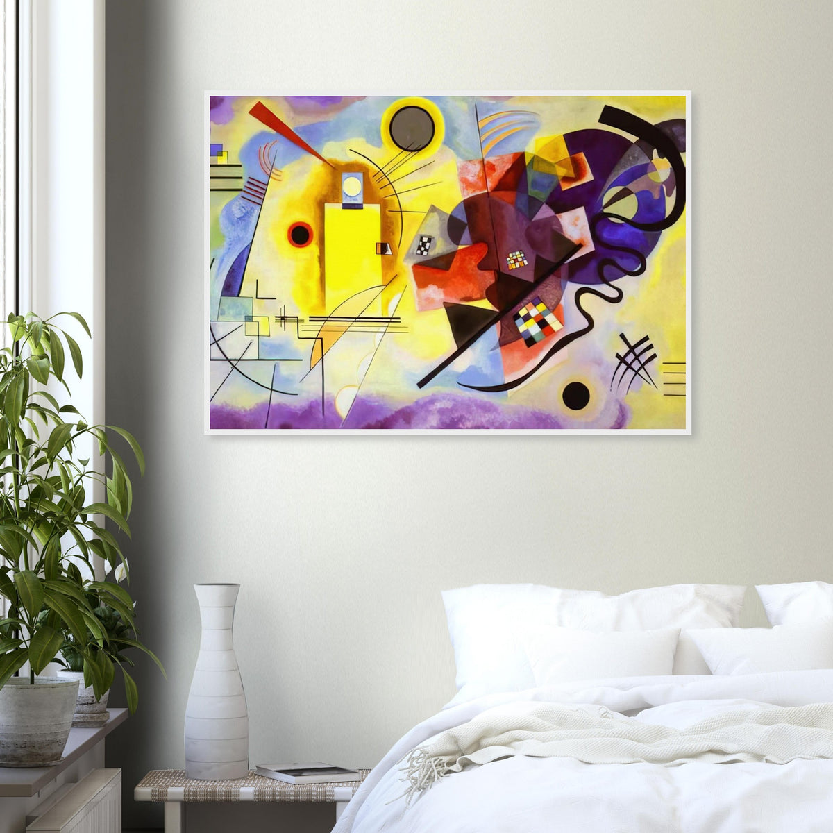 YELLOW RED BLUE 1925 Framed Poster | Wassily Kandinsky Framed Prints Wall Art | Wassily Kandinsky Shop