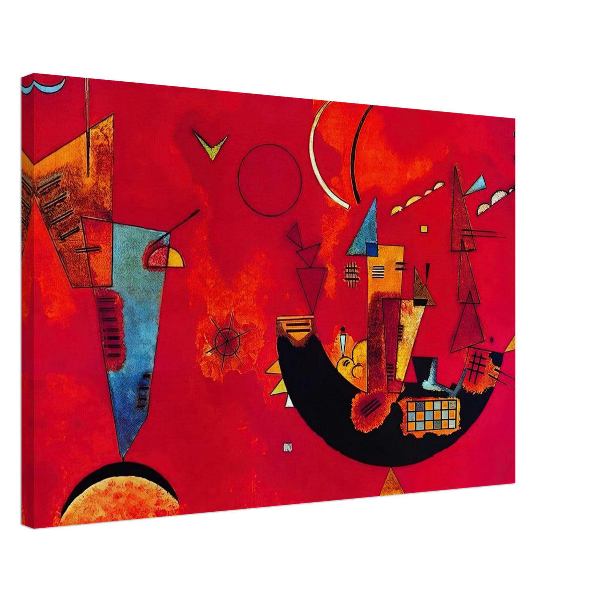 MIT UND GEGEN 1929 Canvas | Wassily Kandinsky Canvas | Wassily Kandinsky Shop
