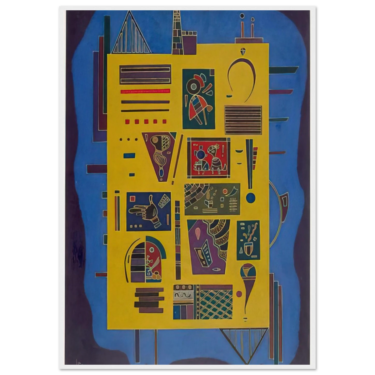 CONGLOMERAT 1943 Framed Poster | Wassily Kandinsky Framed Prints Wall Art | Wassily Kandinsky Shop