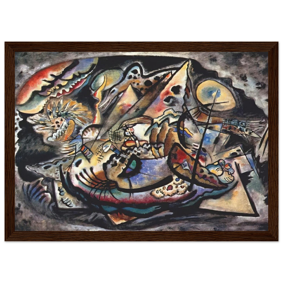 GREY OVAL 1917 Framed Poster | Wassily Kandinsky Framed Prints Wall Art | Wassily Kandinsky Shop