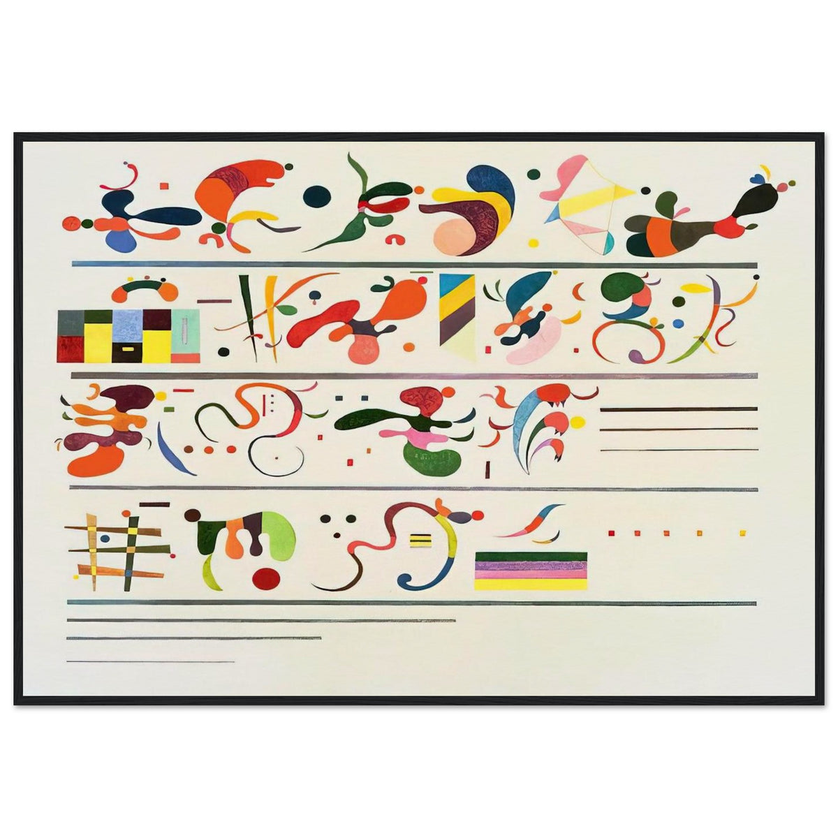 SUCCESSION 1935 Framed Poster | Wassily Kandinsky Framed Prints Wall Art | Wassily Kandinsky Shop