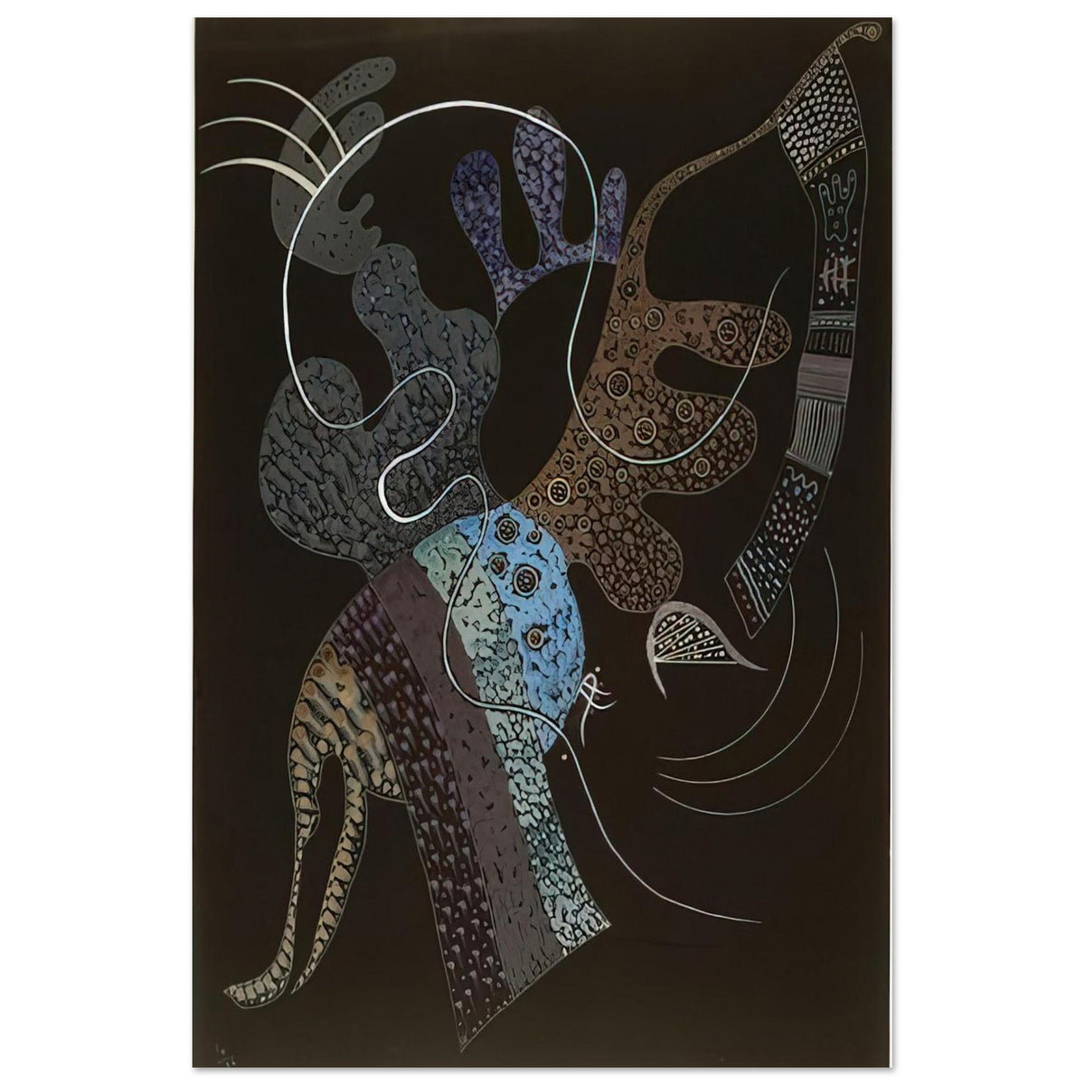 WHITE LINE 1936 Poster | Wassily Kandinsky Poster | Wassily Kandinsky Shop