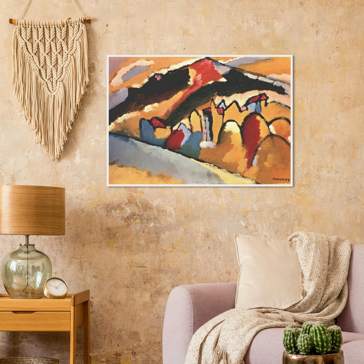 STUDY FOR AUTUMN 1909 Framed Poster | Wassily Kandinsky Framed Prints Wall Art | Wassily Kandinsky Shop