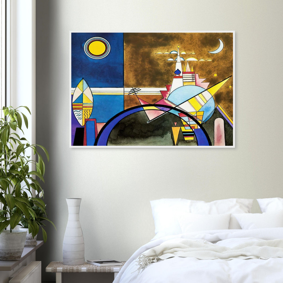 PICTURE XVI THE GREAT GATE OF KIEV STAGE SET FOR MUSSORGSKY S PICTURES AT AN EXHIBITION IN 1928 Framed Poster | Wassily Kandinsky Framed Prints Wall Art | Wassily Kandinsky Shop