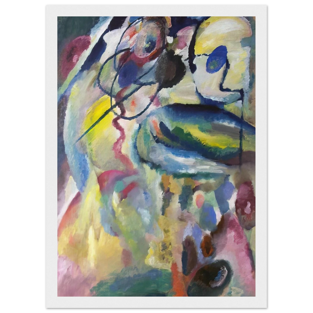 PICTURE WITH A CIRCLE 1911 Framed Poster | Wassily Kandinsky Framed Prints Wall Art | Wassily Kandinsky Shop