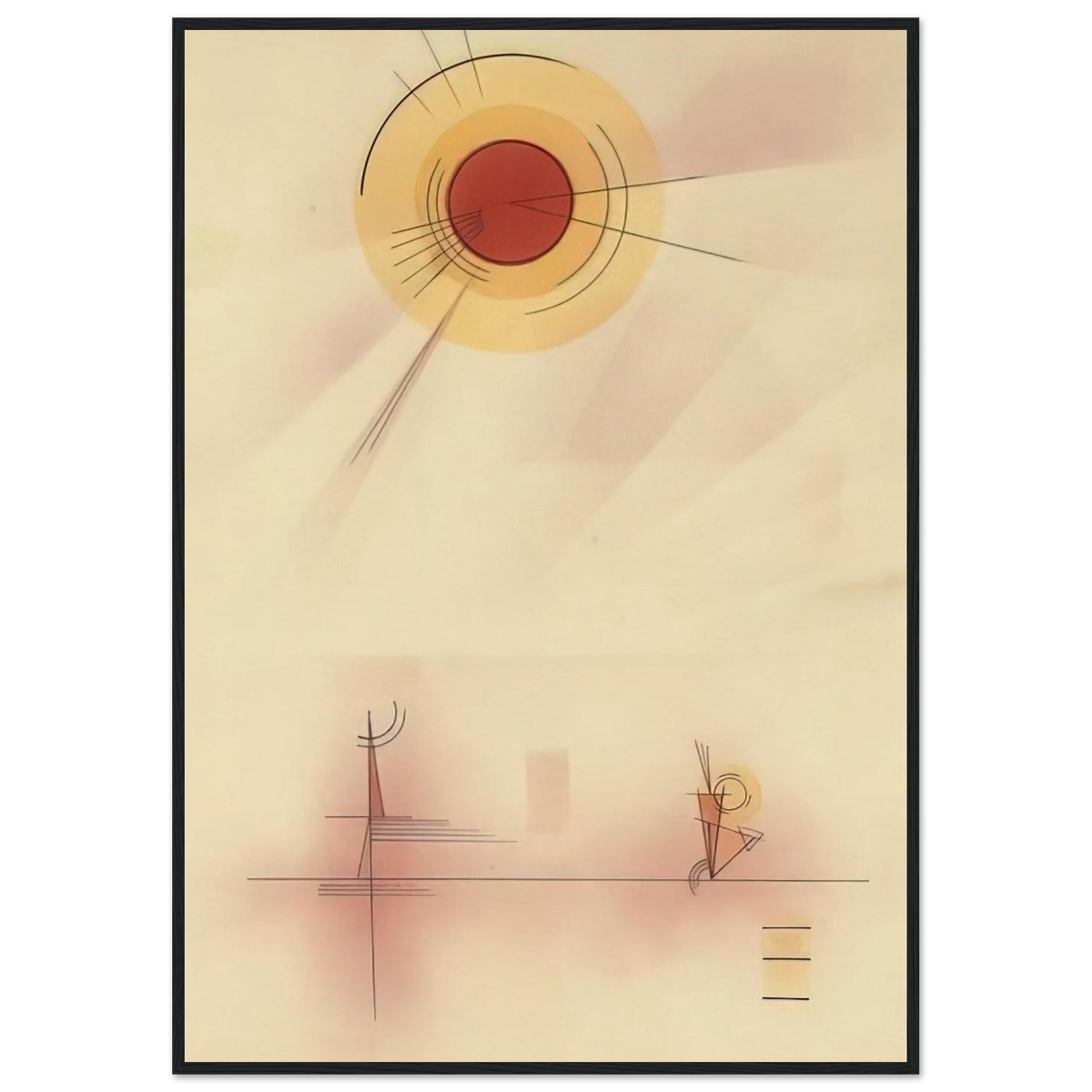 STRAHLEN 1929 Framed Poster | Wassily Kandinsky Framed Prints Wall Art | Wassily Kandinsky Shop