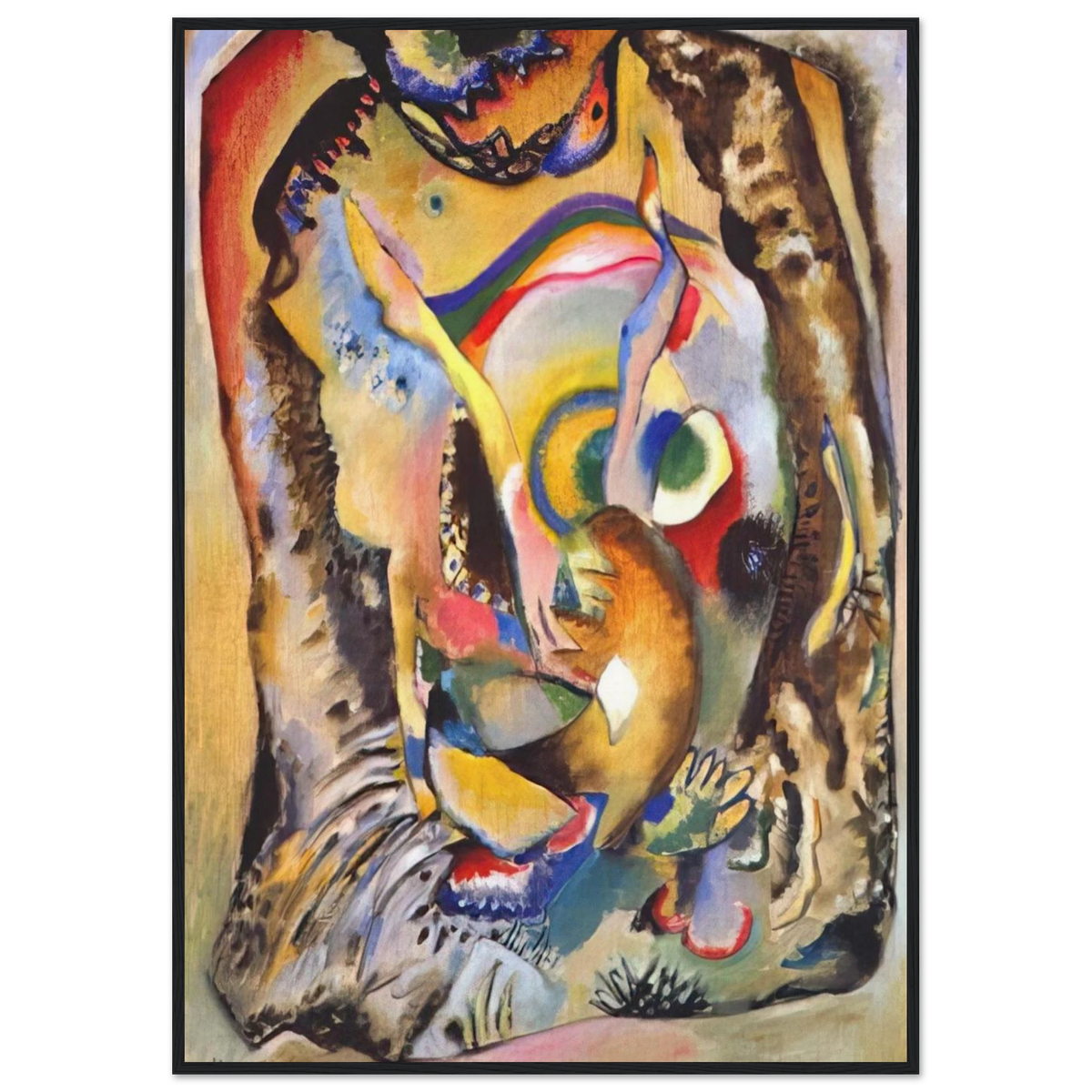 PAINTING ON LIGHT GROUND 1916 Framed Poster | Wassily Kandinsky Framed Prints Wall Art | Wassily Kandinsky Shop