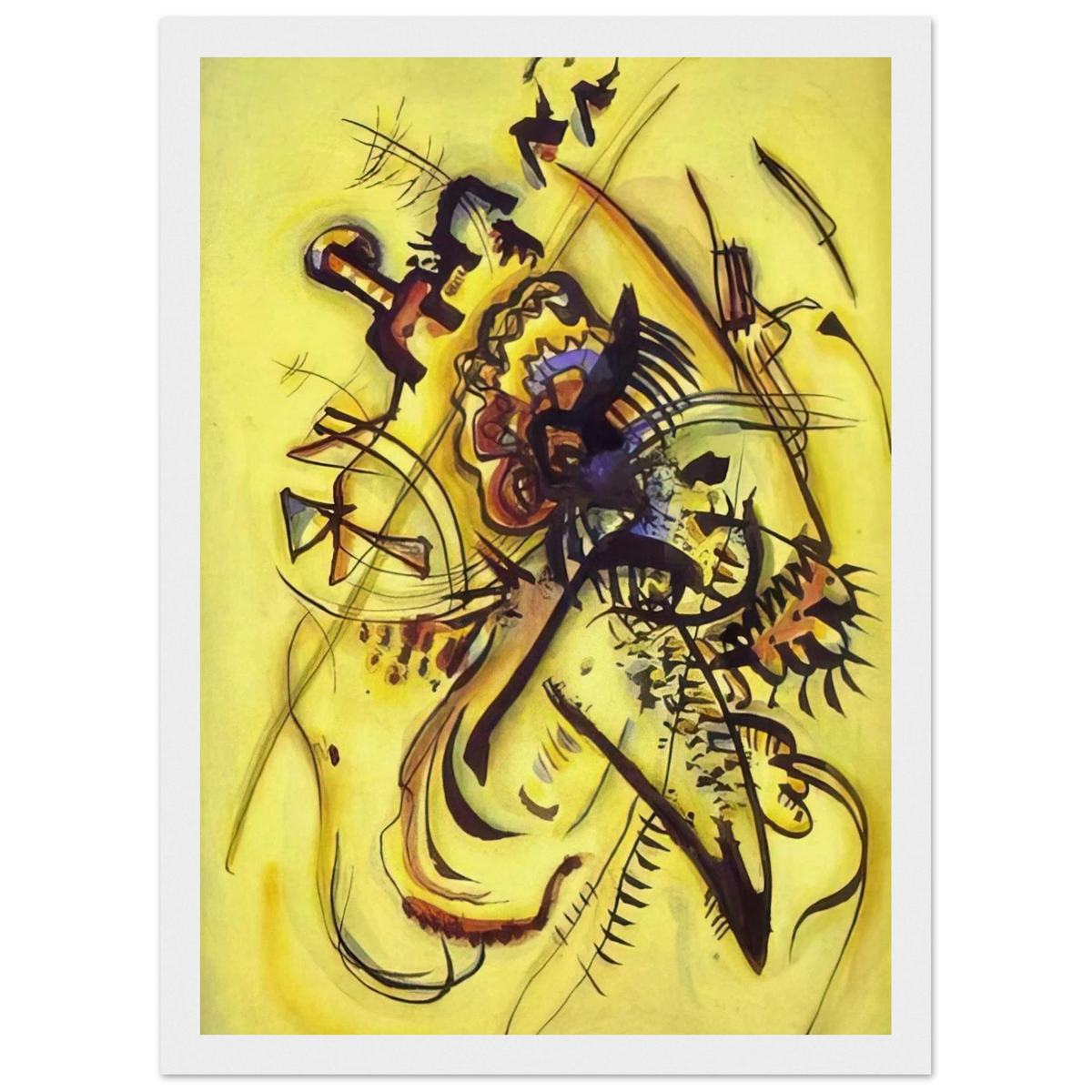 TO THE UNKNOWN VOICE 1916 Framed Poster | Wassily Kandinsky Framed Prints Wall Art | Wassily Kandinsky Shop