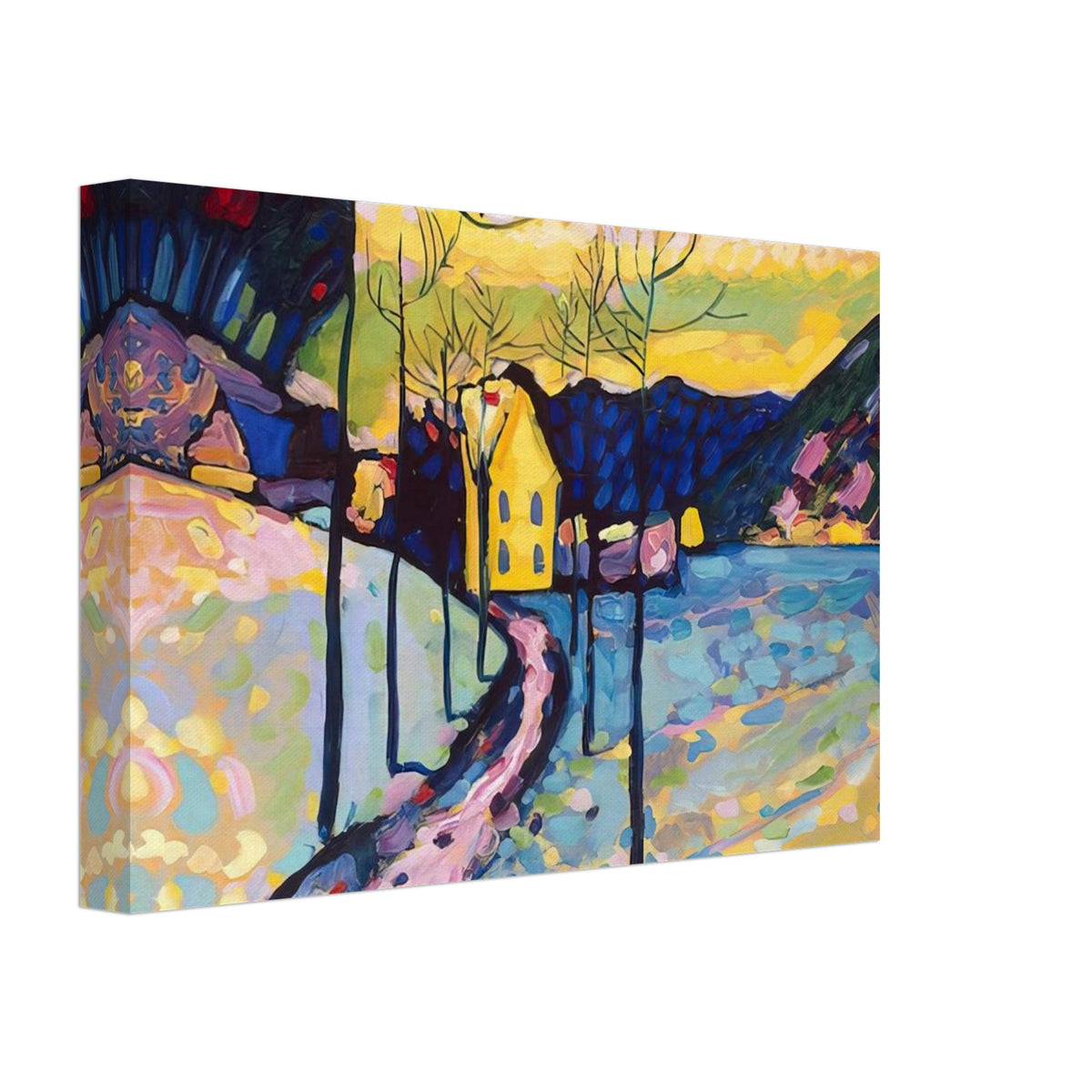 WINTER LANDSCAPE 1909 Canvas | Wassily Kandinsky Canvas | Wassily Kandinsky Shop