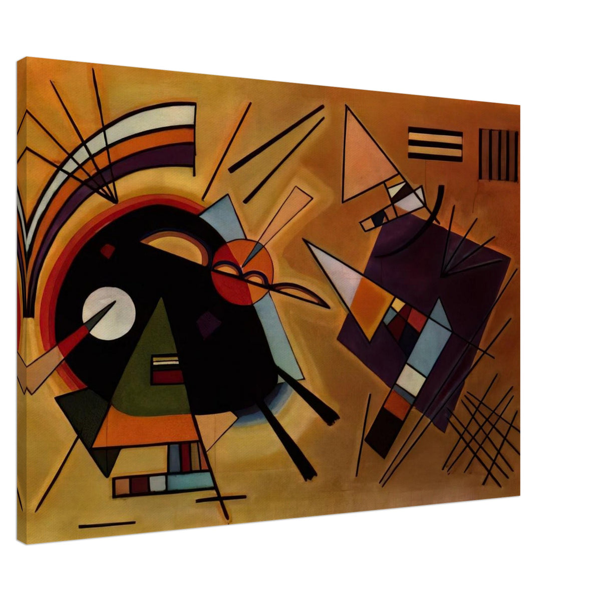 BLACK AND VIOLET 1923 Canvas | Wassily Kandinsky Canvas | Wassily Kandinsky Shop