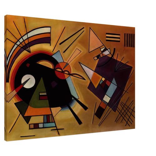 BLACK AND VIOLET 1923 Canvas | Wassily Kandinsky Canvas | Wassily Kandinsky Shop