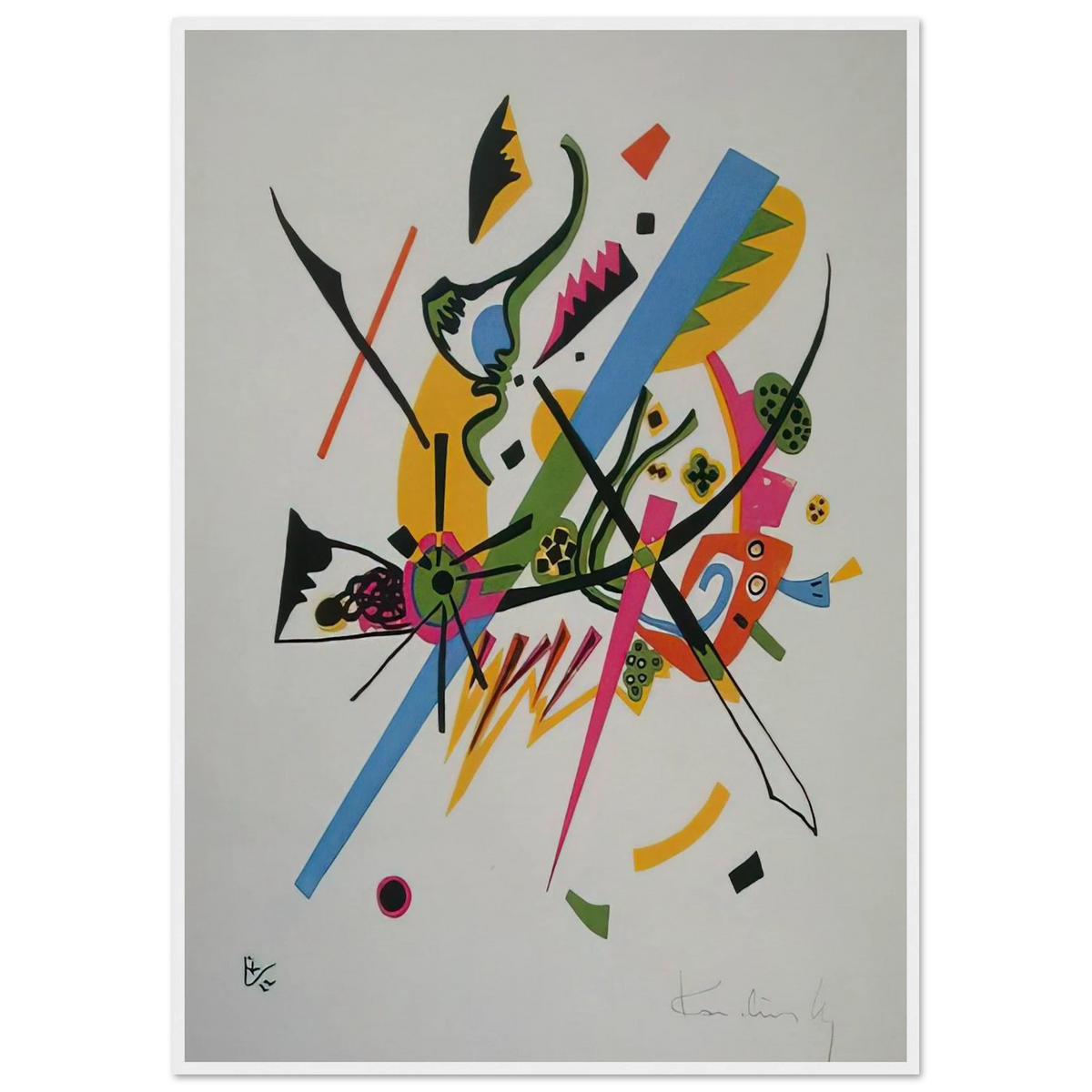 SMALL WORLDS 1922 Framed Poster | Wassily Kandinsky Framed Prints Wall Art | Wassily Kandinsky Shop