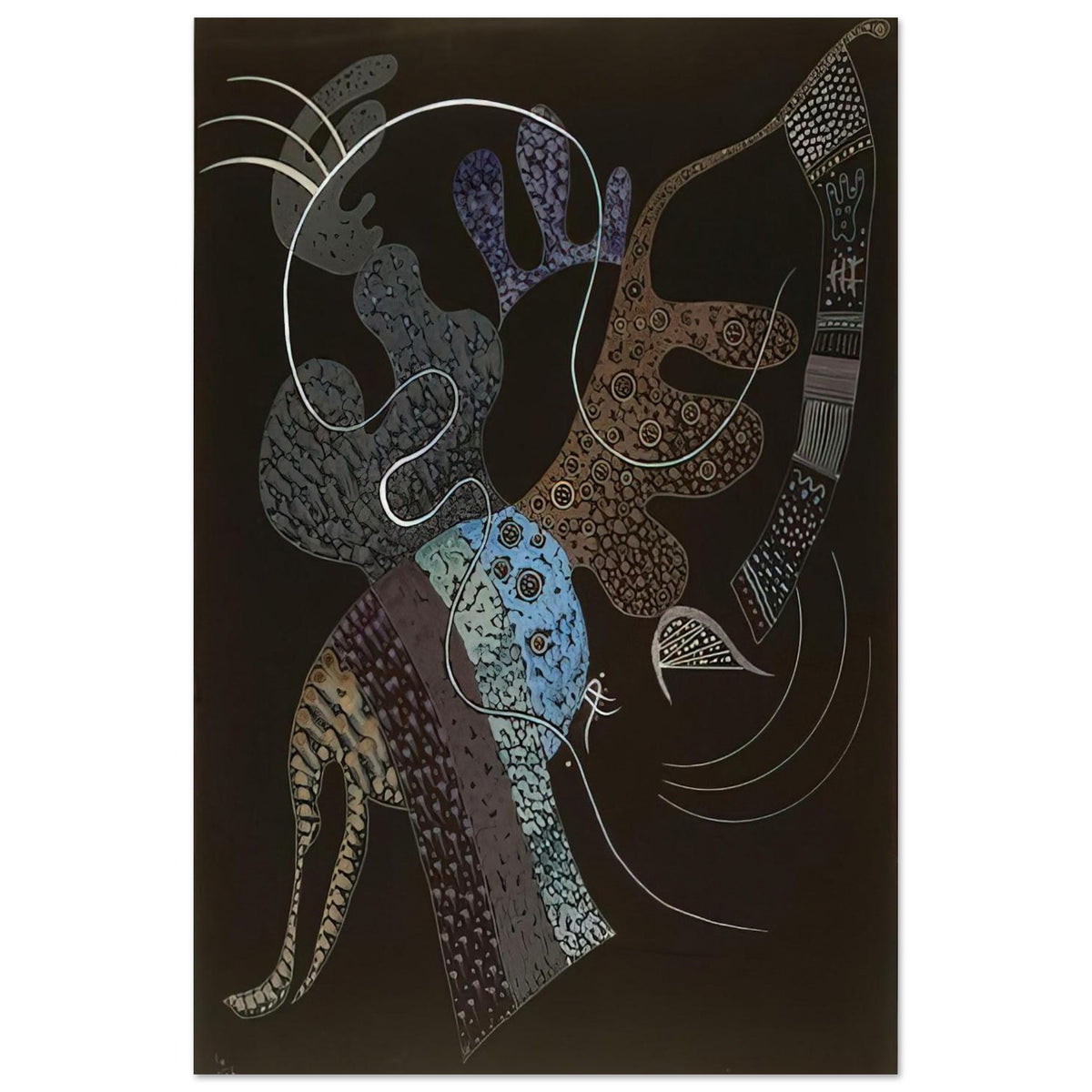 WHITE LINE 1936 Poster | Wassily Kandinsky Poster | Wassily Kandinsky Shop