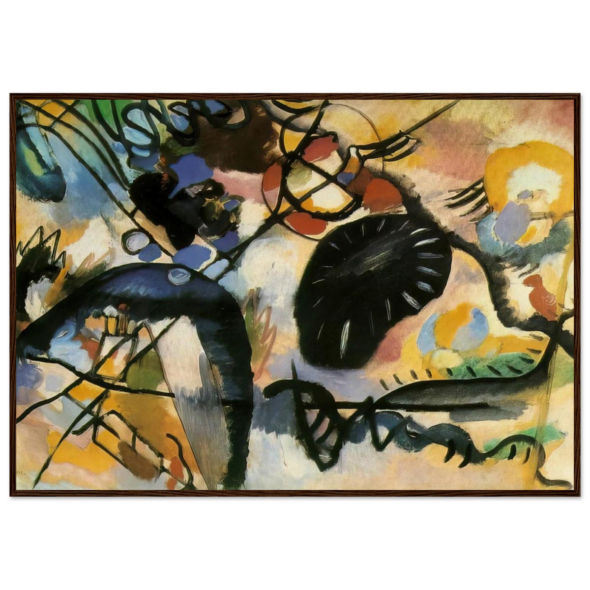 BLACK SPOT 1912 Framed Poster | Wassily Kandinsky Framed Prints Wall Art | Wassily Kandinsky Shop
