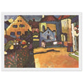 GRUNGASSE IN MURNAU 1909 Framed Poster | Wassily Kandinsky Framed Prints Wall Art | Wassily Kandinsky Shop