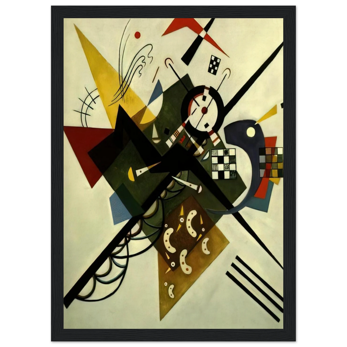 ON WHITE II 1923 Framed Poster | Wassily Kandinsky Framed Prints Wall Art | Wassily Kandinsky Shop