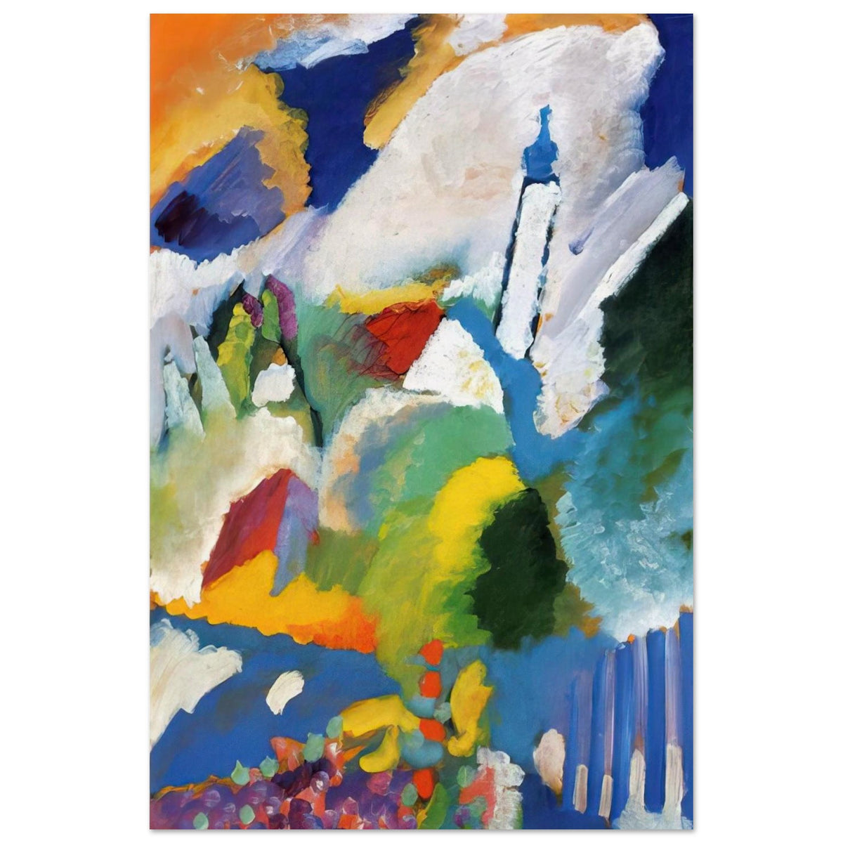 MURNAU WITH A CHURCH 1910 Poster | Wassily Kandinsky Poster | Wassily Kandinsky Shop