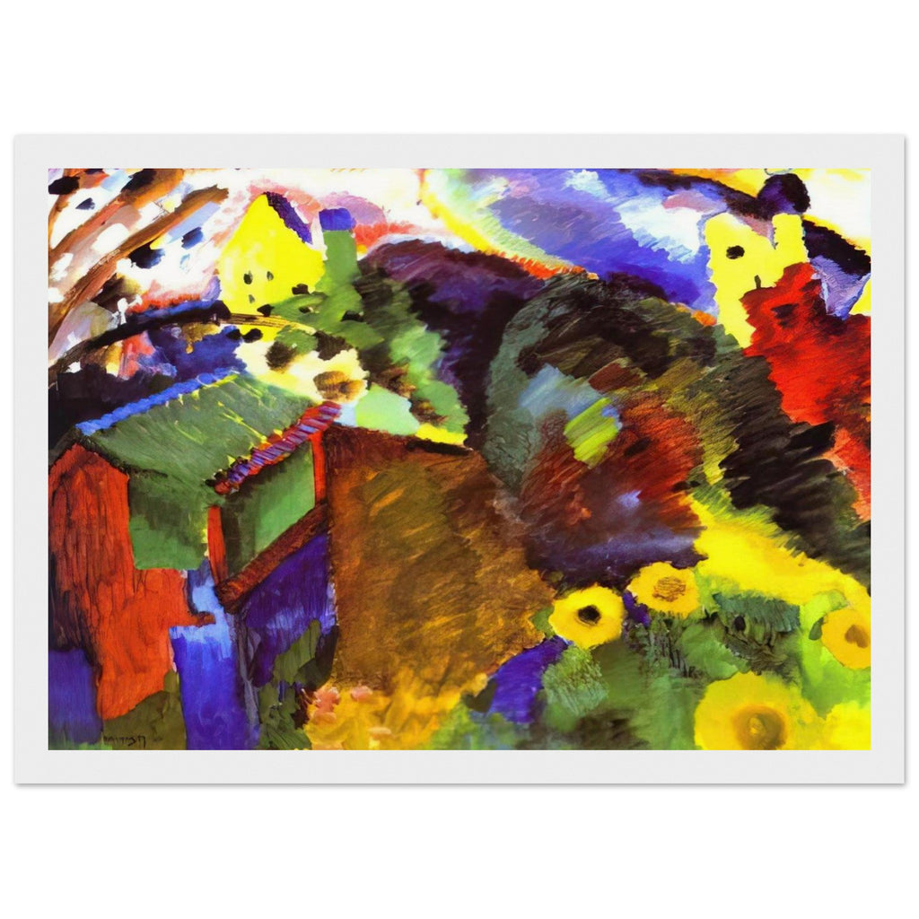 MURNAU GARDEN 1910 Framed Poster | Wassily Kandinsky Framed Prints Wall Art | Wassily Kandinsky Shop