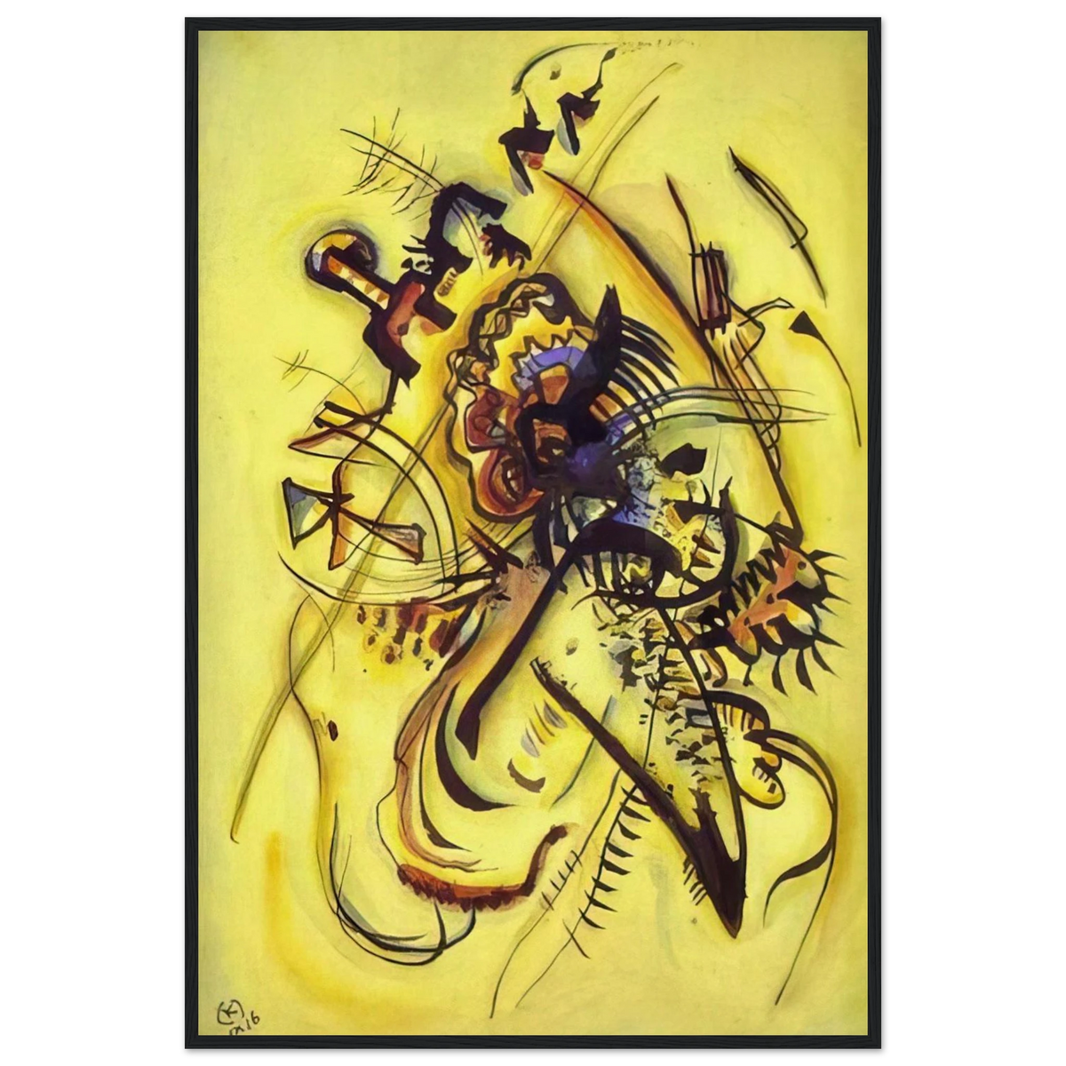 TO THE UNKNOWN VOICE 1916 Framed Poster | Wassily Kandinsky Framed Prints Wall Art | Wassily Kandinsky Shop