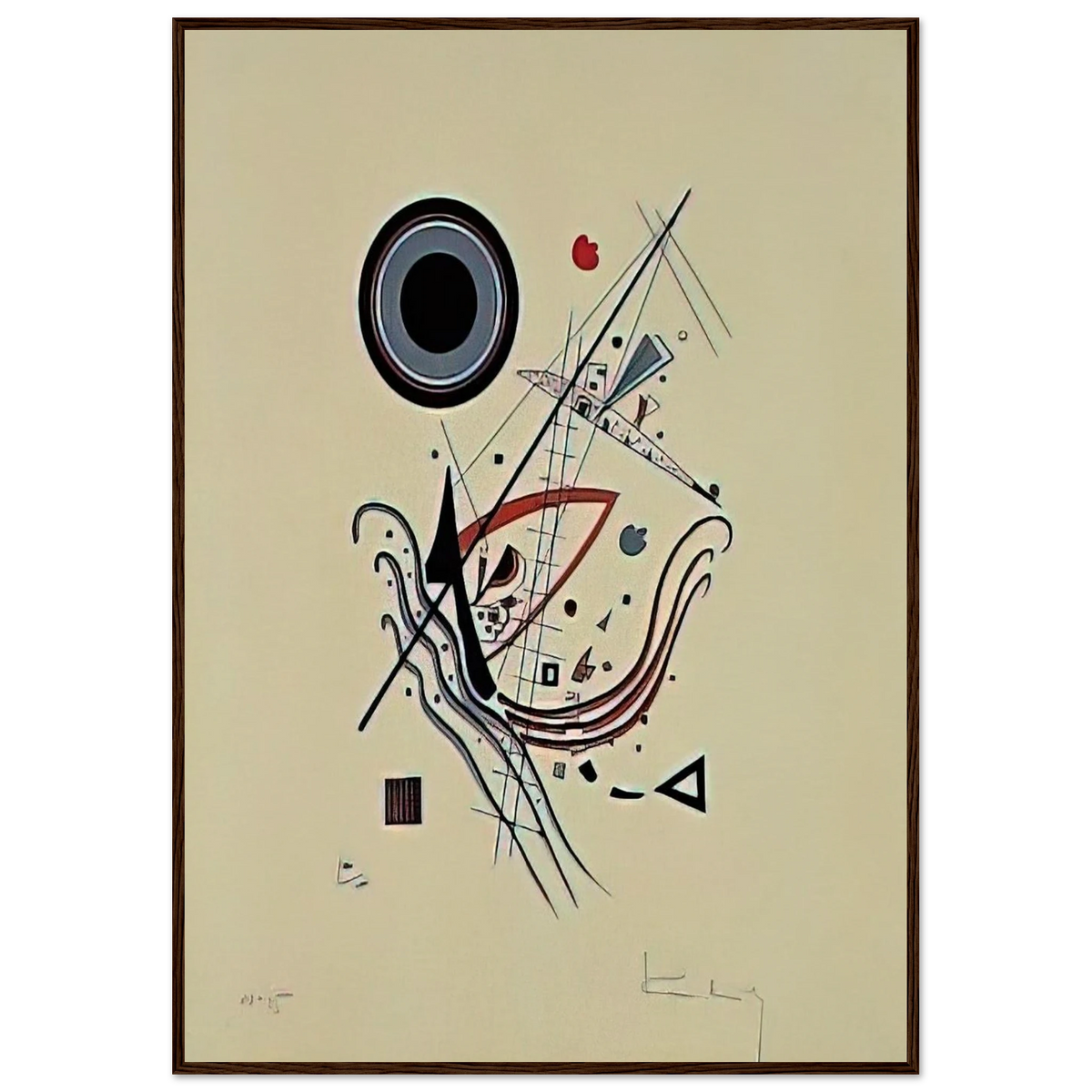 BLUE 1922 Framed Poster | Wassily Kandinsky Framed Prints Wall Art | Wassily Kandinsky Shop