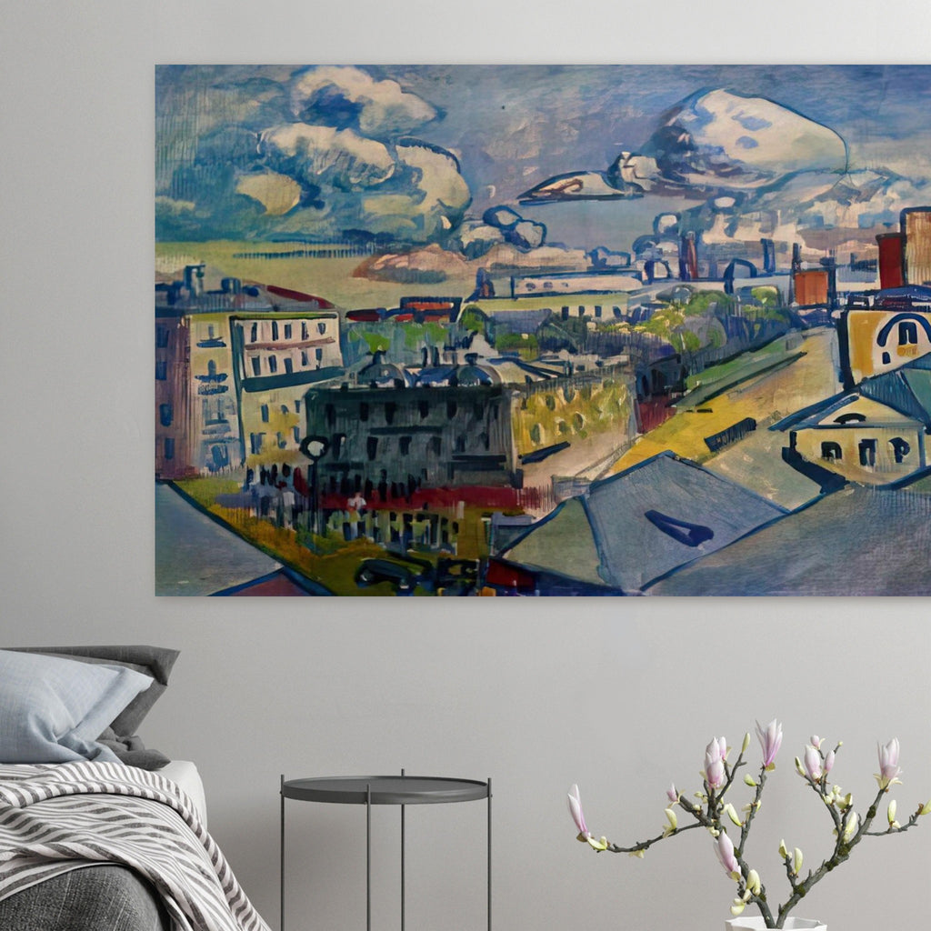 MOSCOW ZUBOVSKAYA SQUARE STUDY 1916 Poster | Wassily Kandinsky Poster | Wassily Kandinsky Shop