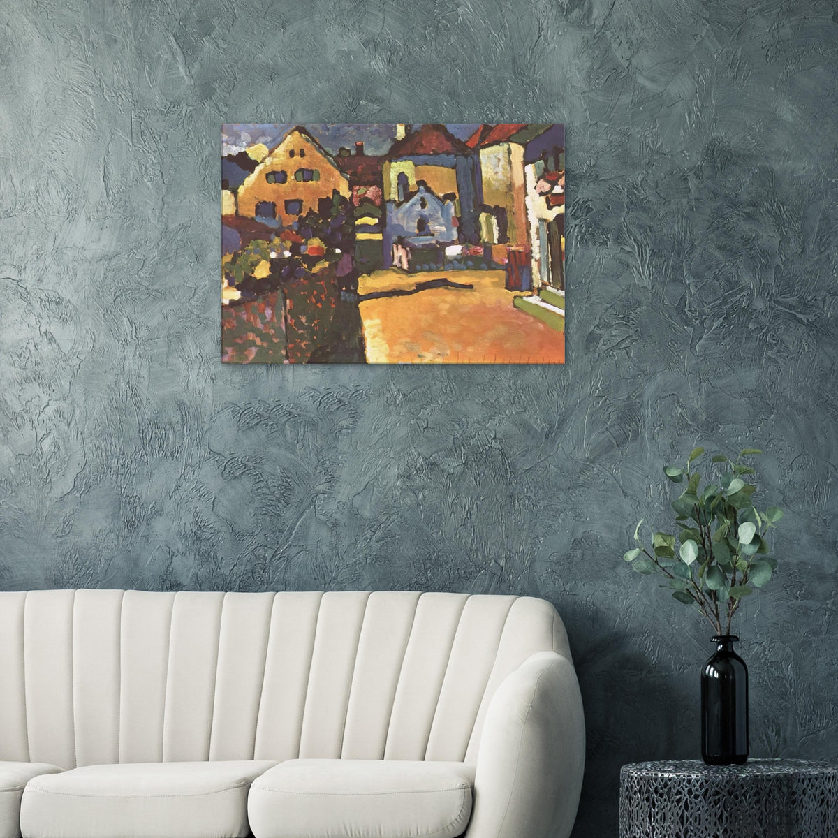 GRUNGASSE IN MURNAU 1909 Canvas | Wassily Kandinsky Canvas | Wassily Kandinsky Shop