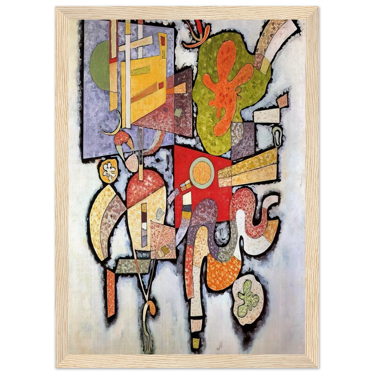 COMPLEX SIMPLE 1939 Framed Poster | Wassily Kandinsky Framed Prints Wall Art | Wassily Kandinsky Shop