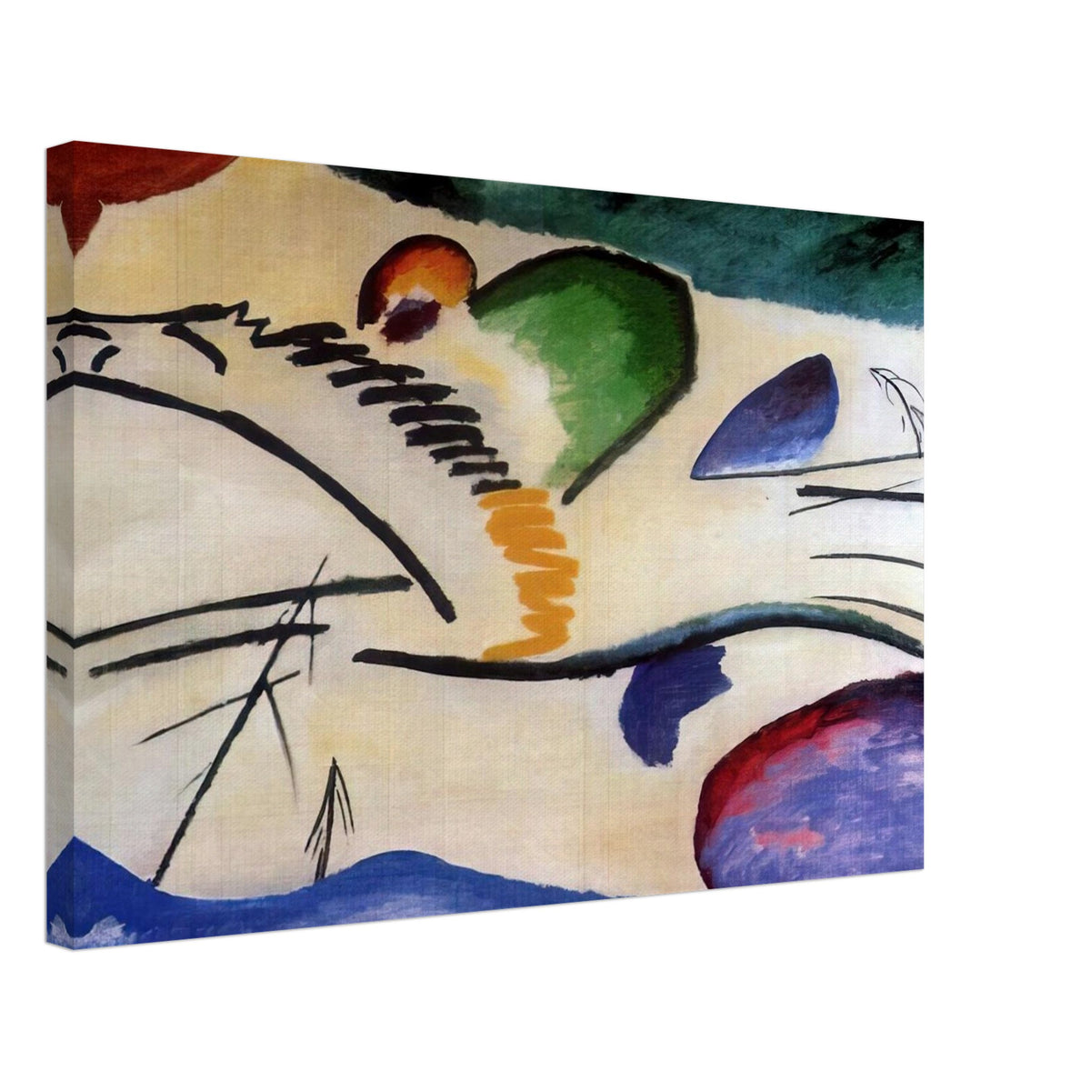 LYRICAL LYRICS 1911 Canvas | Wassily Kandinsky Canvas | Wassily Kandinsky Shop