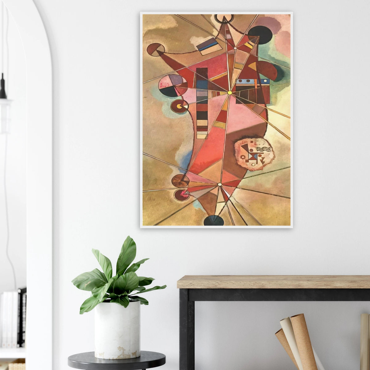 FIXED POINTS Framed Poster | Wassily Kandinsky Framed Prints Wall Art | Wassily Kandinsky Shop